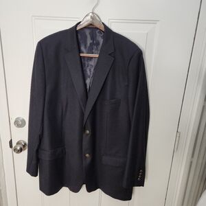 Mens Tasso Elba Wool Cashmere‎ Blend Jacket Coat  Size 48R